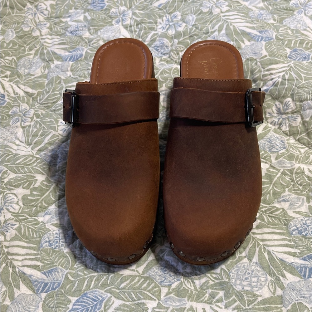 Crown Vintage Brown Mules